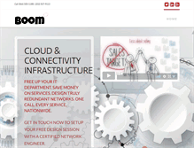 Tablet Screenshot of boomnetworkservices.com
